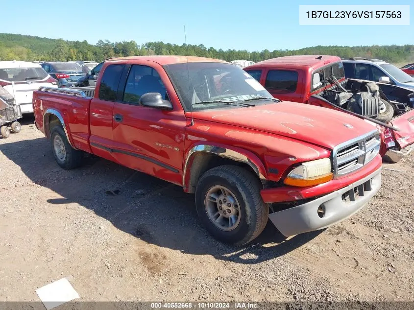 1997 Dodge Dakota Slt/Sport VIN: 1B7GL23Y6VS157563 Lot: 40552668