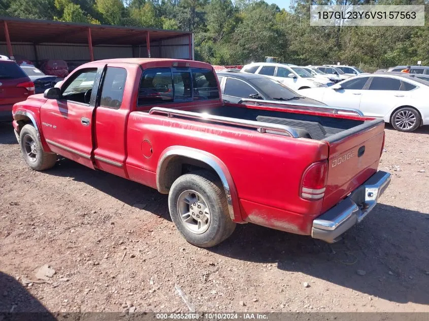 1997 Dodge Dakota Slt/Sport VIN: 1B7GL23Y6VS157563 Lot: 40552668