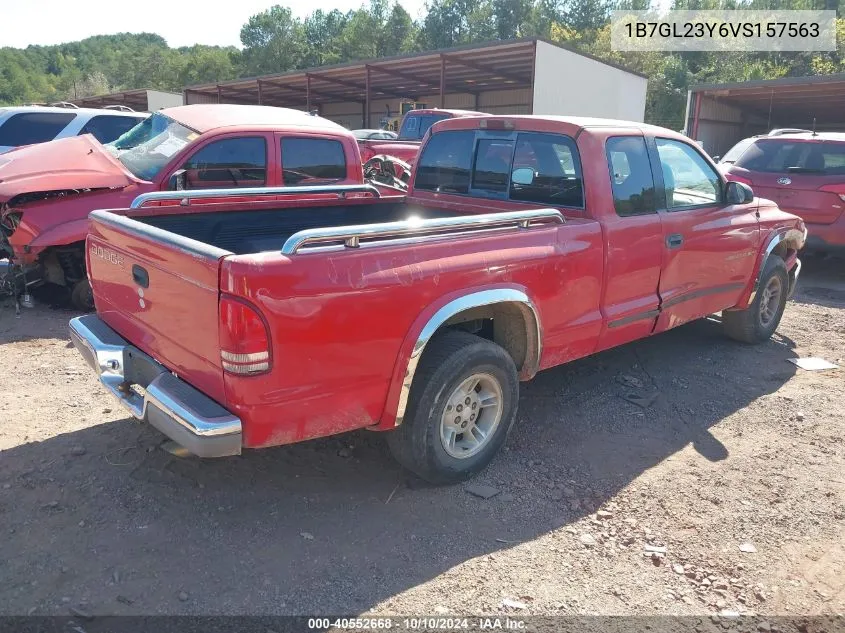 1997 Dodge Dakota Slt/Sport VIN: 1B7GL23Y6VS157563 Lot: 40552668