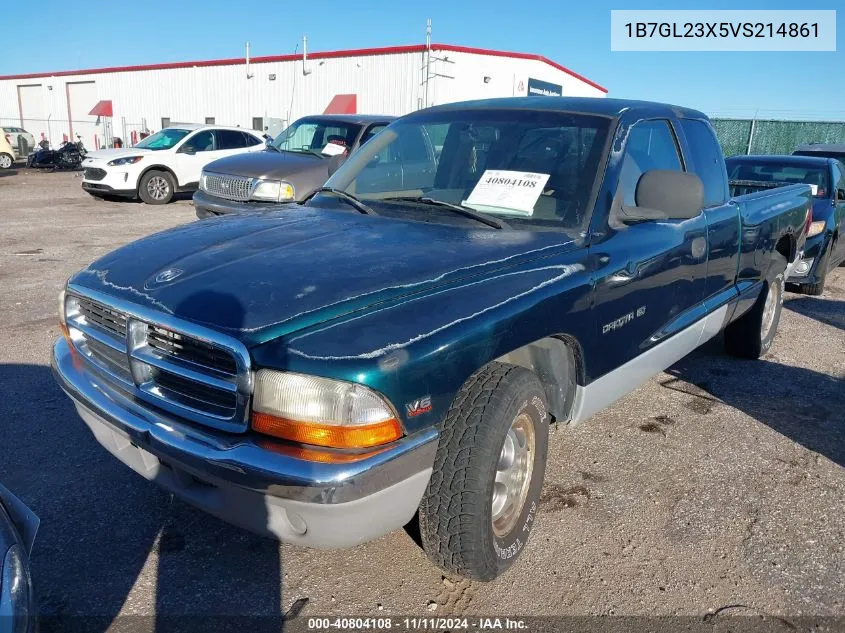 1B7GL23X5VS214861 1997 Dodge Dakota