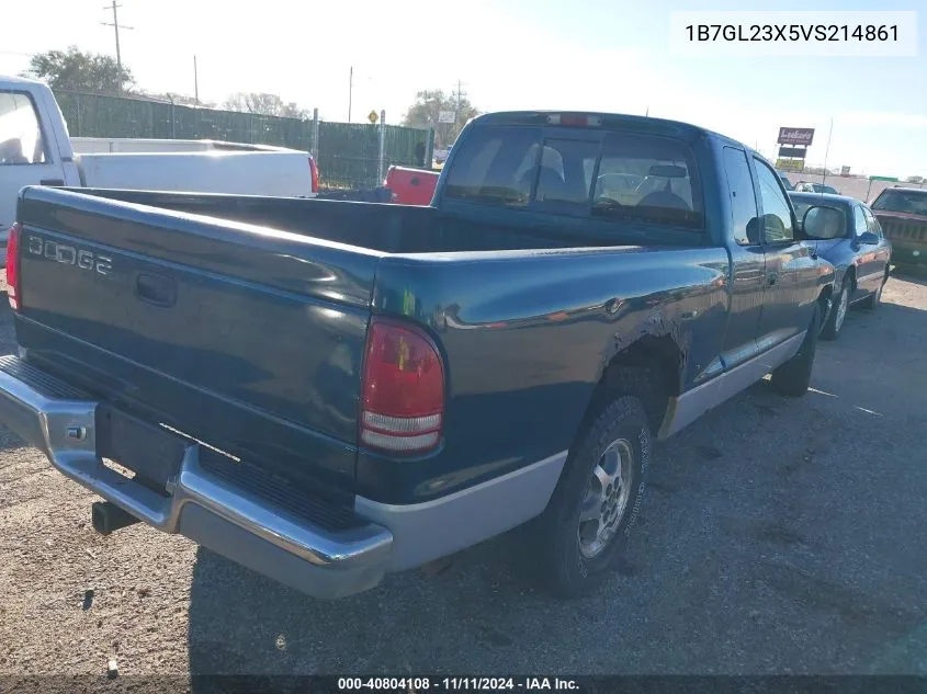 1B7GL23X5VS214861 1997 Dodge Dakota