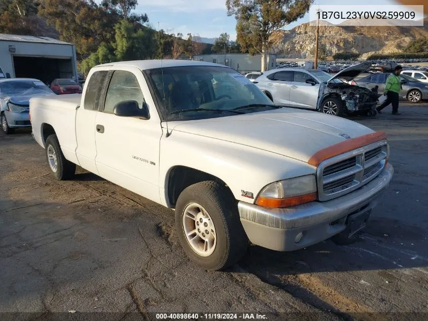 1997 Dodge Dakota Slt/Sport VIN: 1B7GL23Y0VS259909 Lot: 40898640