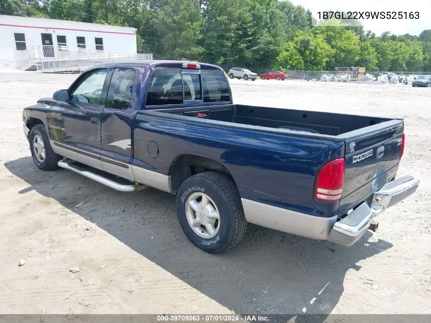 1B7GL22X9WS525163 1998 Dodge Dakota Slt/Sport