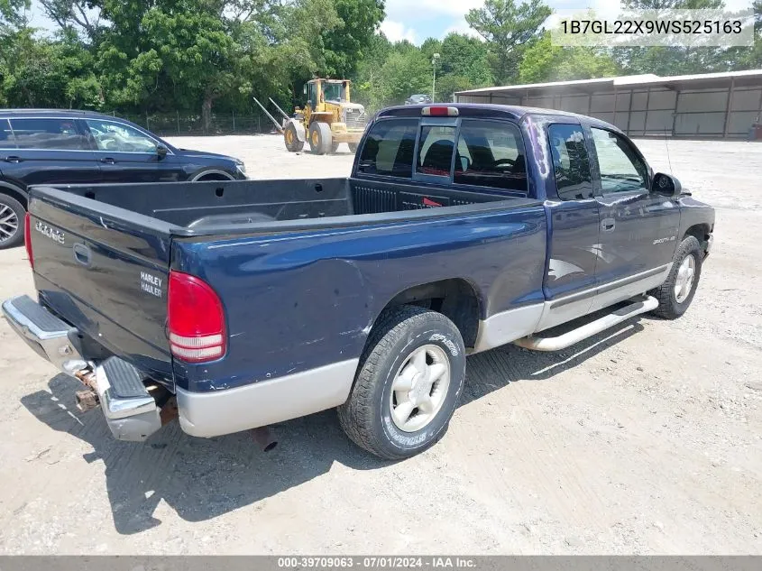 1B7GL22X9WS525163 1998 Dodge Dakota Slt/Sport