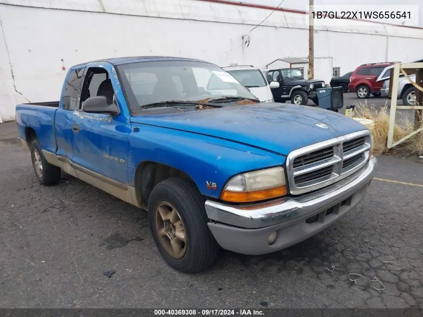 1998 Dodge Dakota Slt/Sport VIN: 1B7GL22X1WS656541 Lot: 40369308