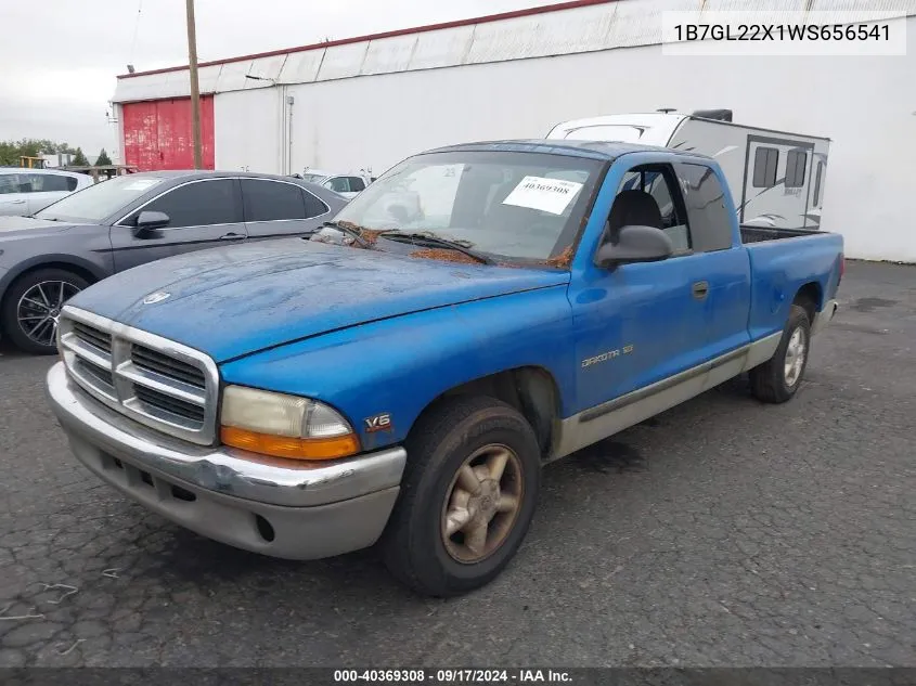 1998 Dodge Dakota Slt/Sport VIN: 1B7GL22X1WS656541 Lot: 40369308