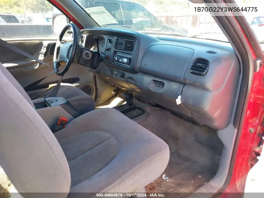 1B7GG22Y3WS644775 1998 Dodge Dakota Slt/Sport