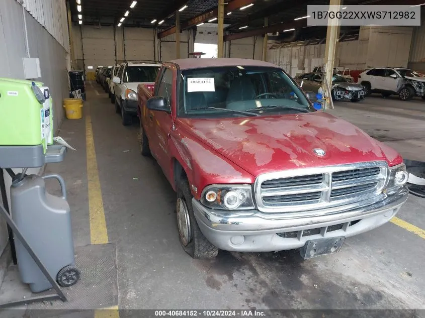 1B7GG22XXWS712982 1998 Dodge Dakota