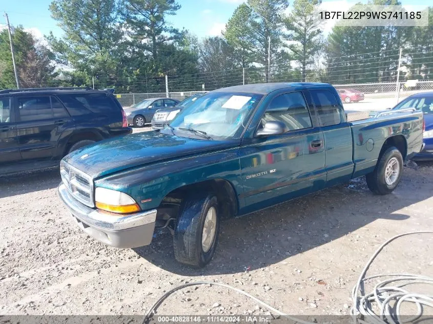 1998 Dodge Dakota Slt/Sport VIN: 1B7FL22P9WS741185 Lot: 40828146