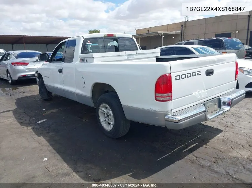 1999 Dodge Dakota Slt/Sport VIN: 1B7GL22X4XS168847 Lot: 40346837