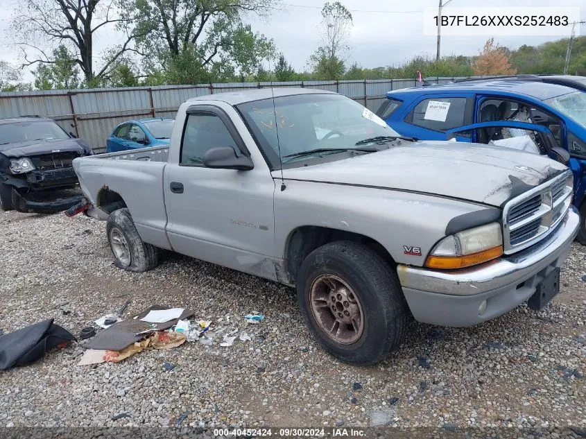 1999 Dodge Dakota VIN: 1B7FL26XXXS252483 Lot: 40452424