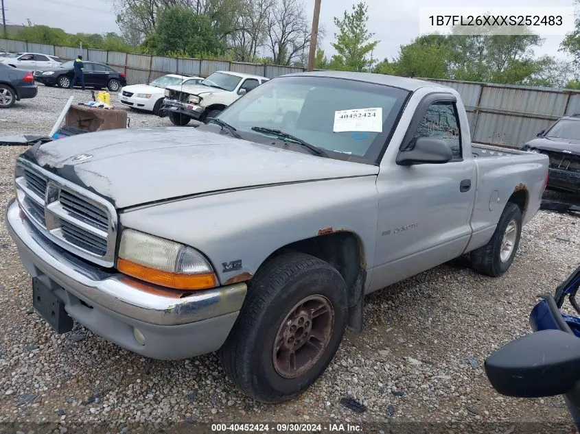 1999 Dodge Dakota VIN: 1B7FL26XXXS252483 Lot: 40452424