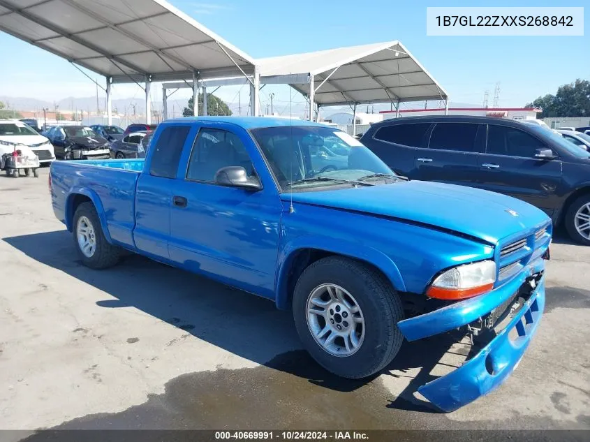 1999 Dodge Dakota VIN: 1B7GL22ZXXS268842 Lot: 40669991