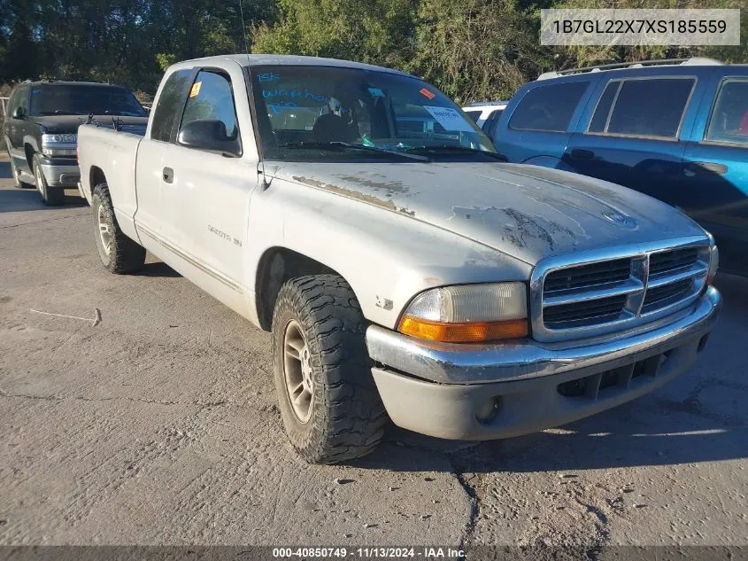 1B7GL22X7XS185559 1999 Dodge Dakota Slt/Sport