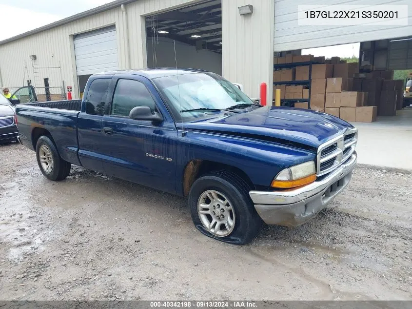 2001 Dodge Dakota Slt/Sport VIN: 1B7GL22X21S350201 Lot: 40342198