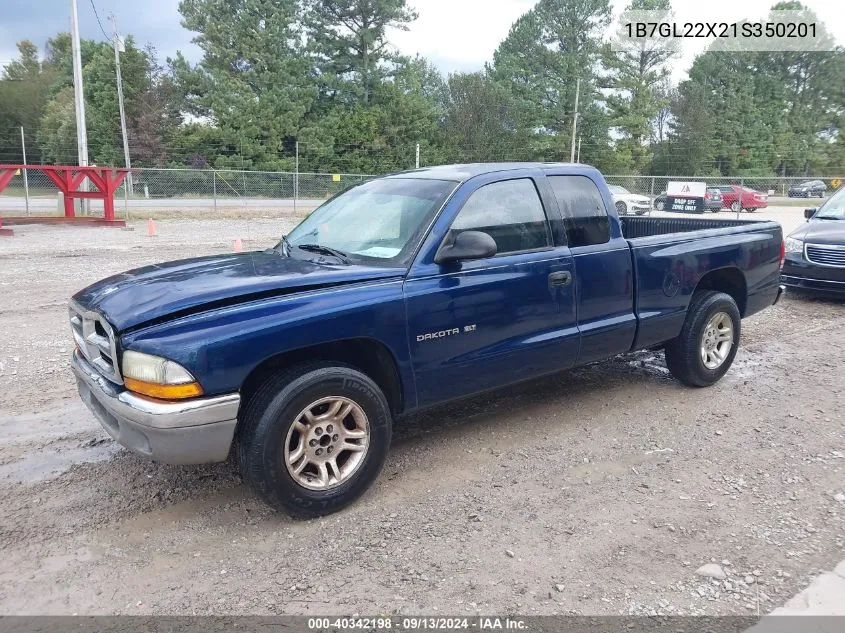 2001 Dodge Dakota Slt/Sport VIN: 1B7GL22X21S350201 Lot: 40342198