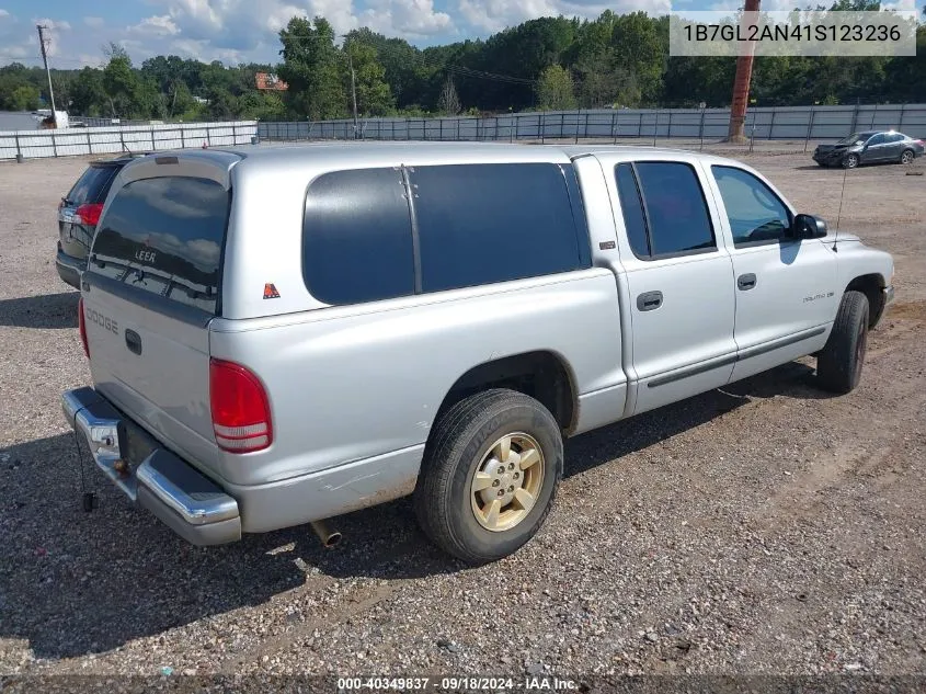 2001 Dodge Dakota Slt/Sport VIN: 1B7GL2AN41S123236 Lot: 40349837