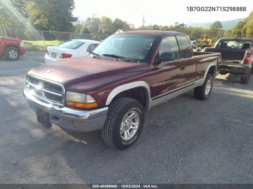 2001 Dodge Dakota Slt/Sport VIN: 1B7GG22N71S298888 Lot: 40499660