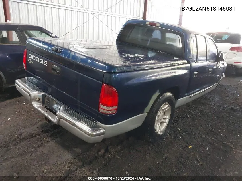 2001 Dodge Dakota Slt/Sport VIN: 1B7GL2AN61S146081 Lot: 40698876