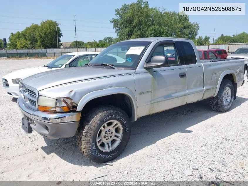 1B7GG42N52S508675 2002 Dodge Dakota Slt