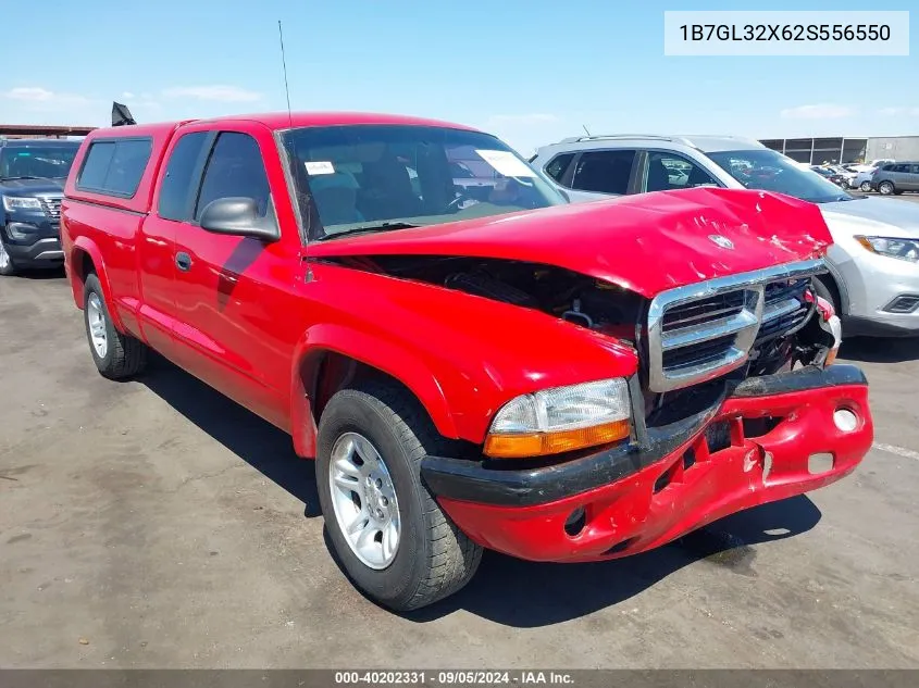 1B7GL32X62S556550 2002 Dodge Dakota Sport