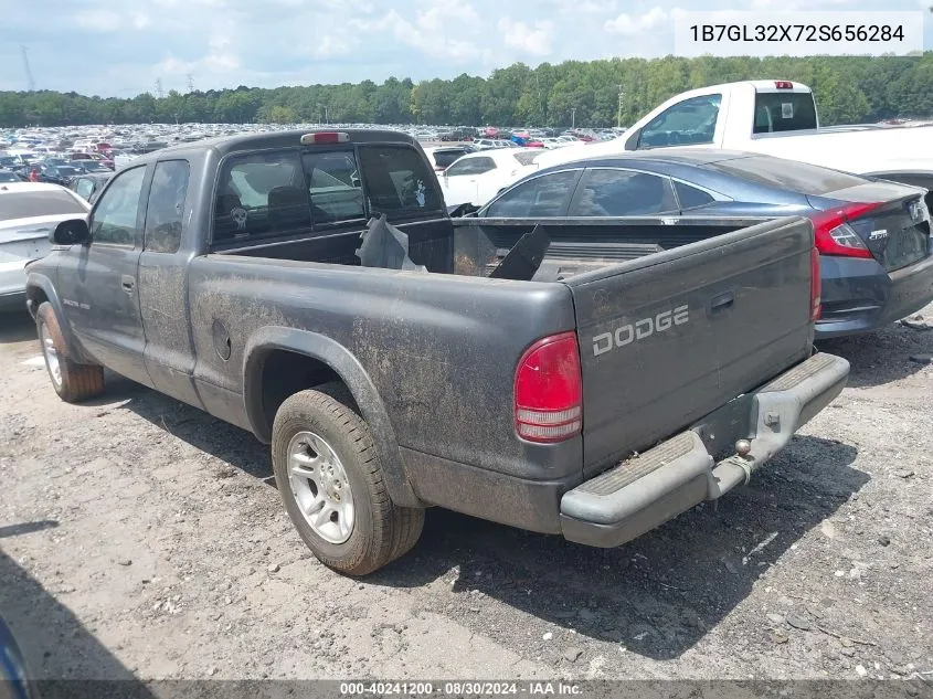 2002 Dodge Dakota Sport VIN: 1B7GL32X72S656284 Lot: 40241200