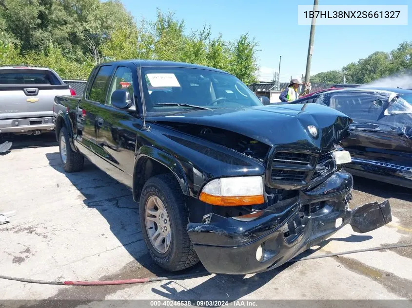 1B7HL38NX2S661327 2002 Dodge Dakota Sport