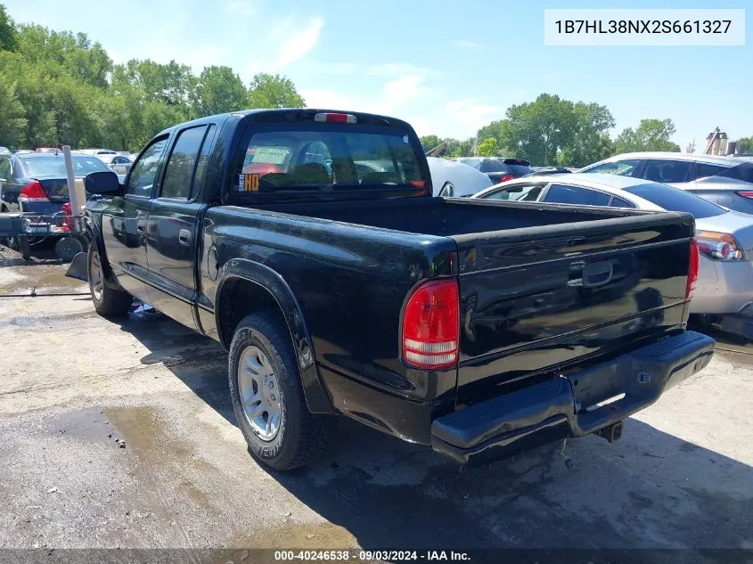 1B7HL38NX2S661327 2002 Dodge Dakota Sport