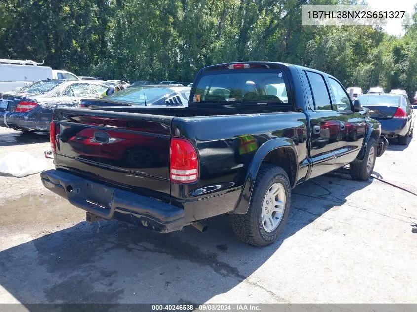 1B7HL38NX2S661327 2002 Dodge Dakota Sport