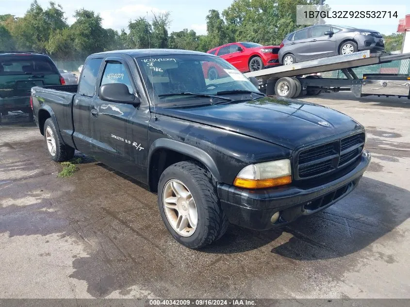 2002 Dodge Dakota Sport VIN: 1B7GL32Z92S532714 Lot: 40342009