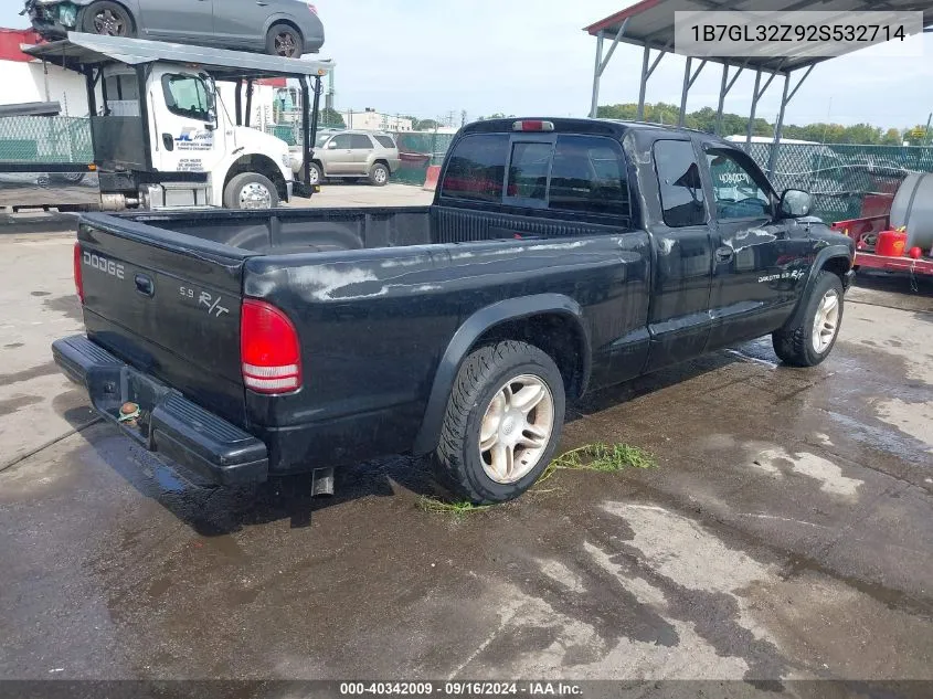 2002 Dodge Dakota Sport VIN: 1B7GL32Z92S532714 Lot: 40342009