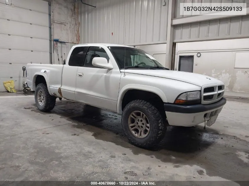 1B7GG32N42S509133 2002 Dodge Dakota Sport