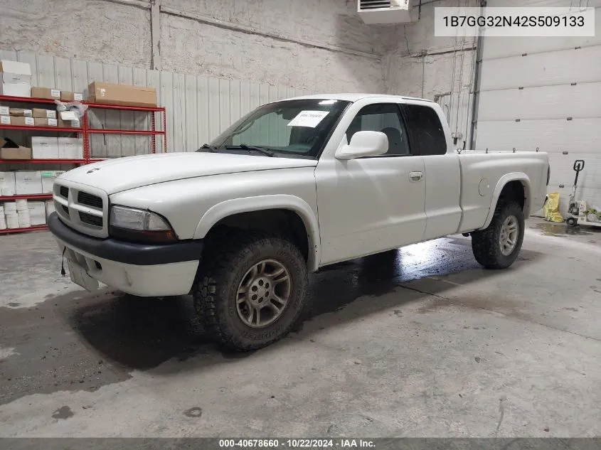 1B7GG32N42S509133 2002 Dodge Dakota Sport