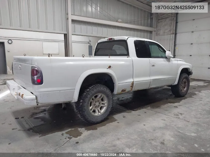 1B7GG32N42S509133 2002 Dodge Dakota Sport