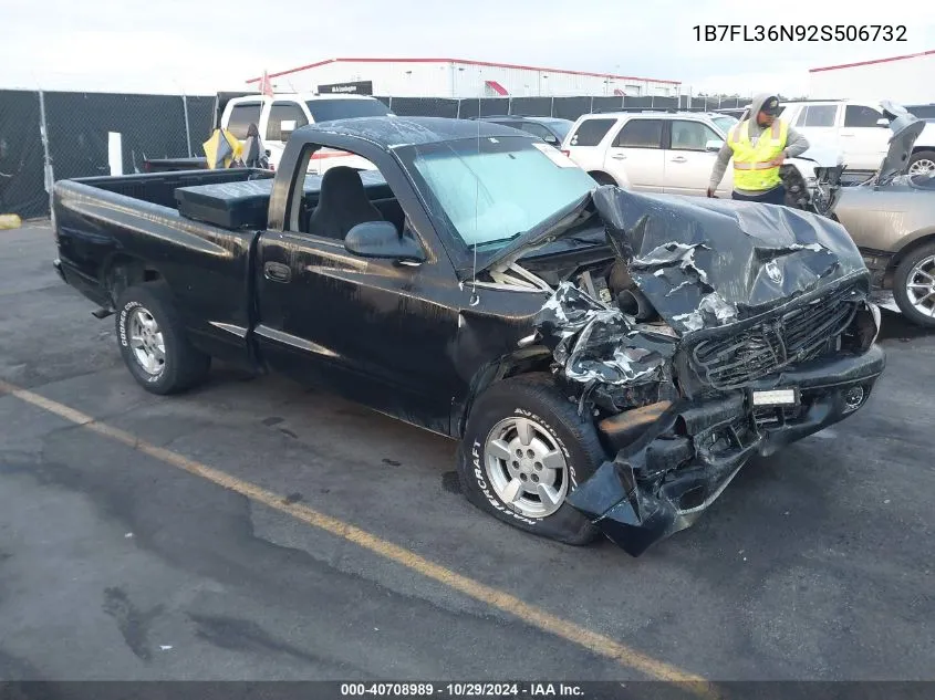 1B7FL36N92S506732 2002 Dodge Dakota Sport