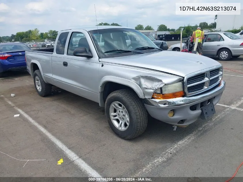 2003 Dodge Dakota Slt VIN: 1D7HL42N63S213074 Lot: 39766205