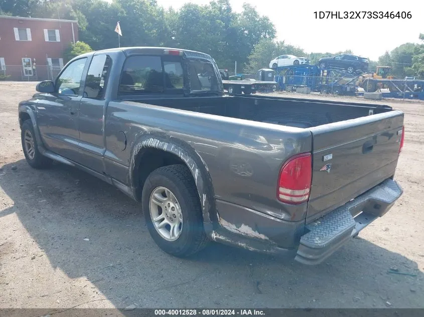 1D7HL32X73S346406 2003 Dodge Dakota Sport