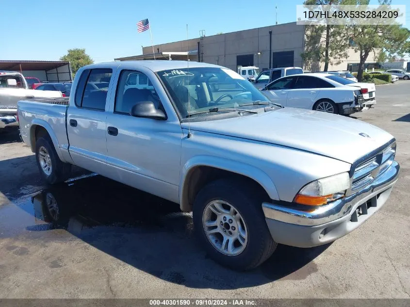 2003 Dodge Dakota Slt VIN: 1D7HL48X53S284209 Lot: 40301590