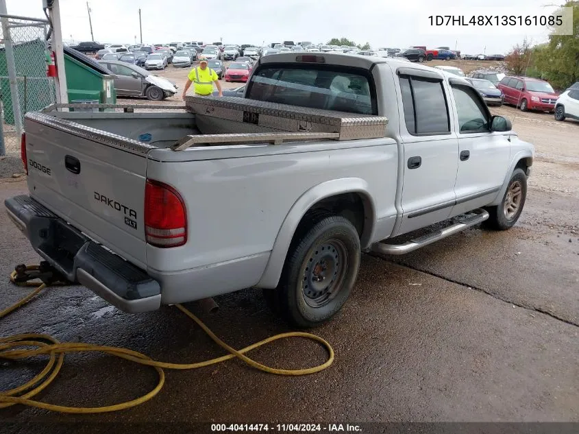 2003 Dodge Dakota Slt VIN: 1D7HL48X13S161085 Lot: 40414474