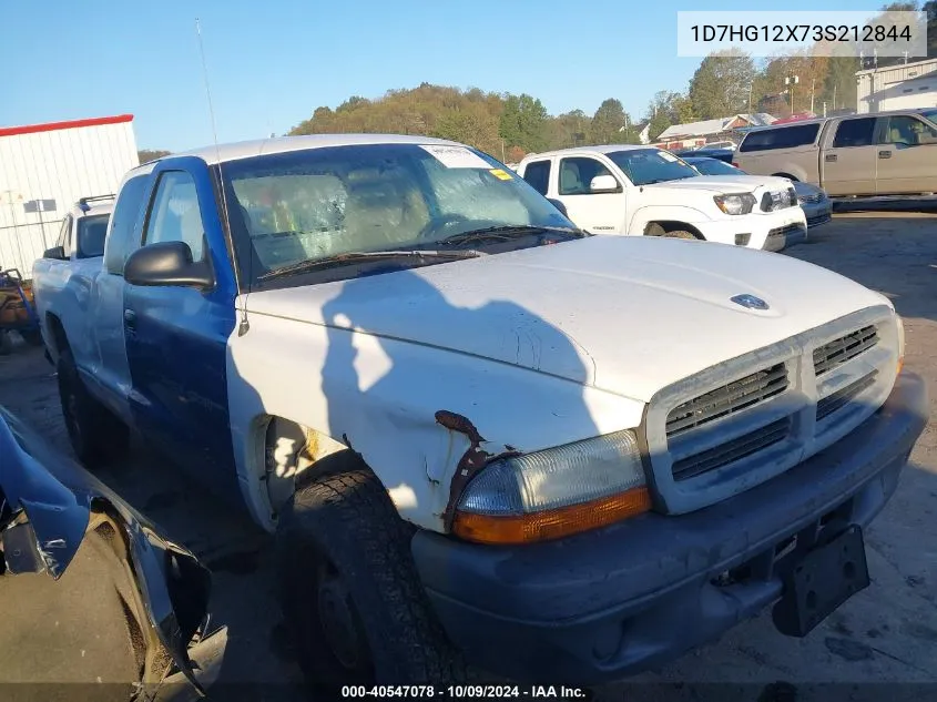 2003 Dodge Dakota Sxt VIN: 1D7HG12X73S212844 Lot: 40547078