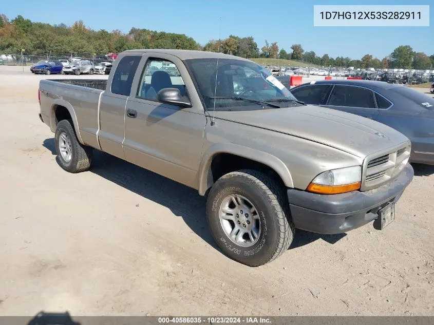 2003 Dodge Dakota VIN: 1D7HG12X53S282911 Lot: 40586035