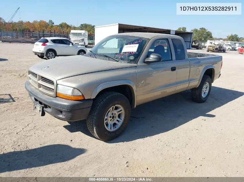 2003 Dodge Dakota VIN: 1D7HG12X53S282911 Lot: 40586035