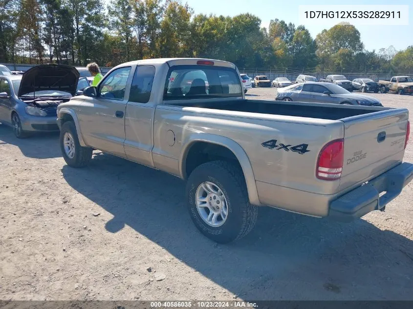 2003 Dodge Dakota VIN: 1D7HG12X53S282911 Lot: 40586035