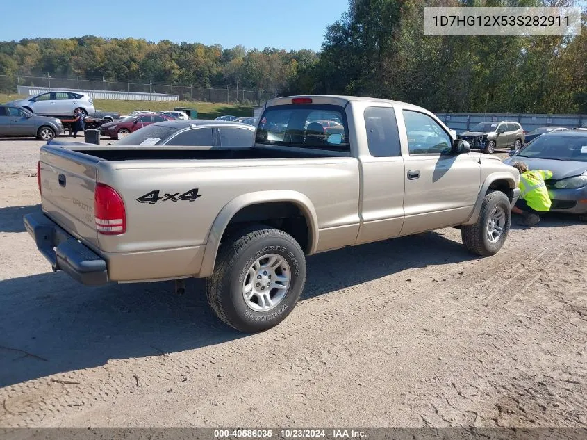 2003 Dodge Dakota VIN: 1D7HG12X53S282911 Lot: 40586035