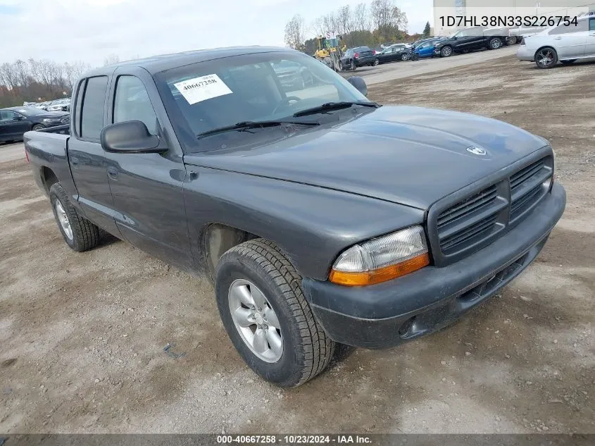 1D7HL38N33S226754 2003 Dodge Dakota Sport/Sxt