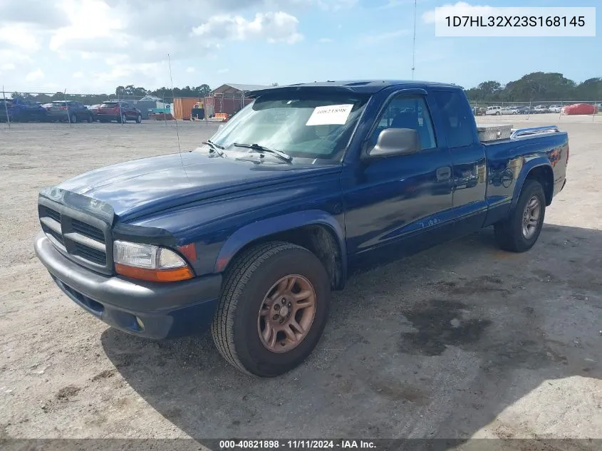 2003 Dodge Dakota Sport VIN: 1D7HL32X23S168145 Lot: 40821898