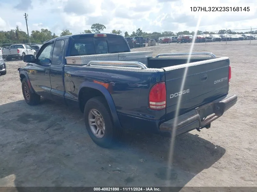 2003 Dodge Dakota Sport VIN: 1D7HL32X23S168145 Lot: 40821898