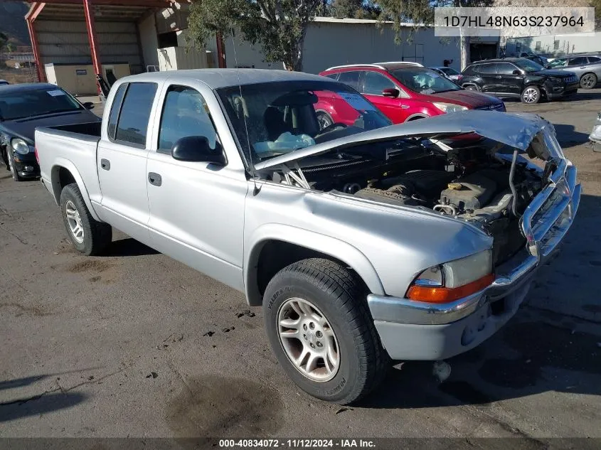 1D7HL48N63S237964 2003 Dodge Dakota Slt