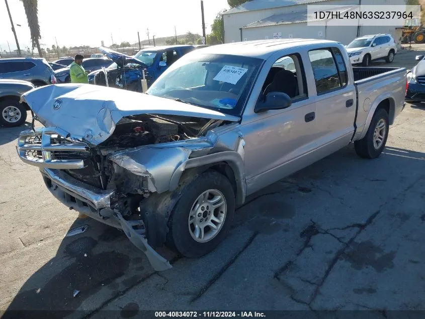 1D7HL48N63S237964 2003 Dodge Dakota Slt