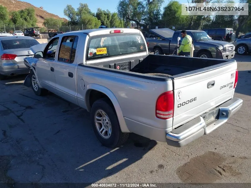 1D7HL48N63S237964 2003 Dodge Dakota Slt